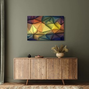 Obraz - Polygonálna 3D abstrakcia (90x60 cm)