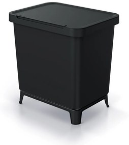 Odpadkový kôš, 2 x 10 l, čierna