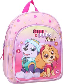 Dievčenský batoh s predným vreckom Labková patrola – Paw Patrol - motív Girl Pups Rule!