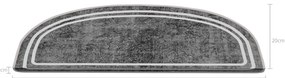 Sivé nášľapy na schody v súprave 16 ks 20x65 cm Plain – Vitaus