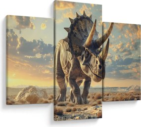 Obraz - Triceratops (90x60 cm)