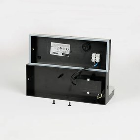 Brilagi-LED Vonkajšie nástenné svietidlo so senzorom TESSI LED/10W/230V čierna IP54