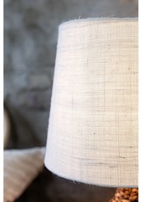 Stolová lampa s tienidlom z juty v béžovo-prírodnej farbe (výška 58 cm) Paglia – Markslöjd