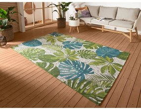 Zelený/tyrkysovomodrý vonkajší koberec 120x180 cm Flair – Hanse Home