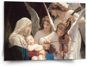 Sablio Obraz Panna s anjelmi - William-Adolphe Bouguereau - 150x110 cm