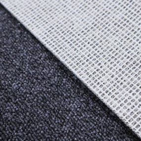 Betap, Metrážny koberec Baltic 77, na mieru, šíře 4m, šedá, ab (mriežka), chodba / predsieň