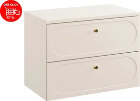 Comad Kúpeľňová skrinka pod doskové umývadlo SET-DS B Sand 80 béžová