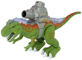 Lean Toys Dinosaurus s katapultom a guličkami - zelený