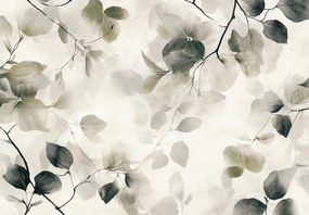 Fototapeta - Elegantné zelené listy (147x102 cm)