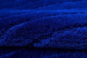 Kúpeľňový koberček Sara modrý, vlny