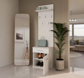 Predsieňová zostava Dialogos 2 (biela). Akcia -18%. Vlastná spoľahlivá doprava až k Vám domov. 1132567