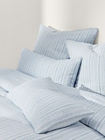 Obliečka na paplón z vypratého ľanu's pruhmi Telma