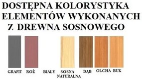 Poschodová posteľ pre 3 deti Blanka, 200x90cm, buk