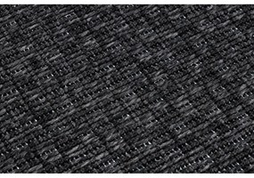 Kusový koberec Dobela čierny 60x250cm
