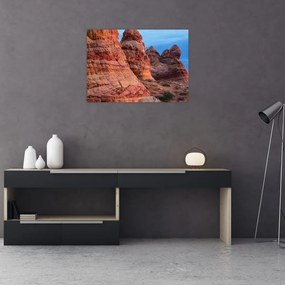Sklenený obraz - Vlny útesu (70x50 cm)