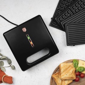 BerlingerHaus Sendvičovač 3v1 s odnímateľnými doskami Black Rose