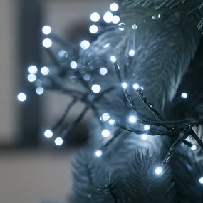 Vianočné svetielka vnútorné studená biela 200 LED
