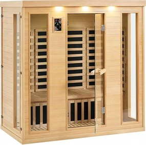 Domáca infračervená sauna pre 3-4 osoby s nízkym Emf Bluetooth chromoterapia