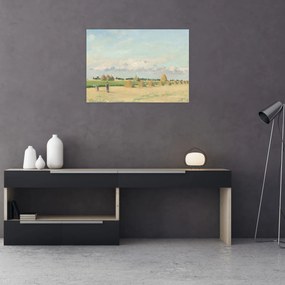 Obraz - Camille Pissarro, Landscape, Ile de France, reprodukcia (70x50 cm)