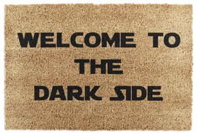 Rohožka z prírodného kokosového vlákna Artsy Doormats Welcome to the Darkside, 40 x 60 cm