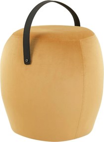 Taburet Barrel Plus B, čalúnený s ozdobným pásom - expres
