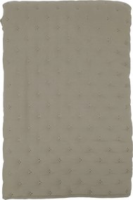 Mäkký taupe prešívaný prehoz Aix Soft na dvojlôžko – 260*240 cm