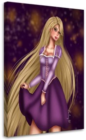 Gario Obraz na plátne Rapunzel - Crislainy Reis Silva Rozmery: 40 x 60 cm