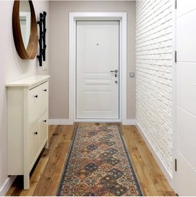 Protišmykový behúň MODERN CLASSIC 19 béžový / sivý - Výpredaj