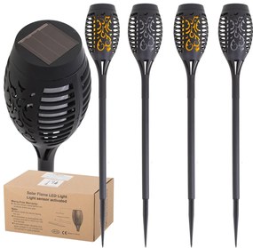 IKO Solárne záhradné svetielka 12LED - 4 kusy