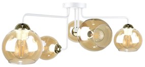 Keter Lighting Prisadený luster MONDE WHITE 5xE27/60W/230V KE0009