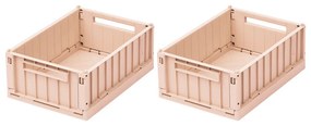Úložné boxy LIEWOOD Weston "S" Ružové 2 kusy