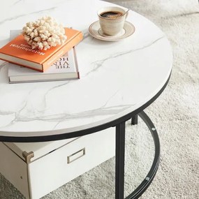 TRENDIE Kávový stolík Marble