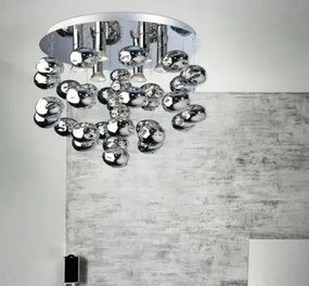 Luxusný luster Luvia chróm