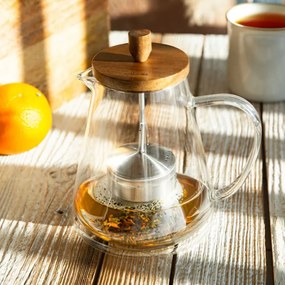 Džbán OLIVIA GREEN s infuzérom 859422 1,3L