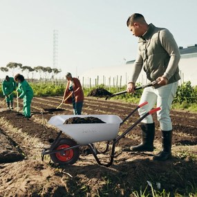 Fúrik BARRY pozinkovaný, max. kapacita 100l/250kg, strieborná/čierna Gardebruk