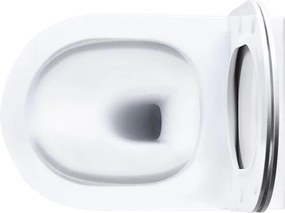 Závesný WC komplet bez príruby UpTrend Milagro TR2210, vrátane sedadla