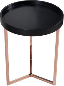 Štýlový konferenčný stolík Modul - odnímateľný, 40 cm čierny