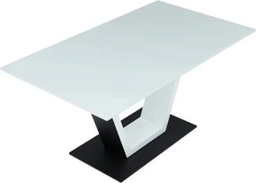 Jedálenský stôl 160x90 cm, rozkladací HT-D1931 WT