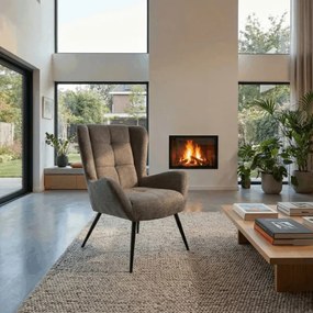 Kreslo sivé AK-H9206 GREY2
