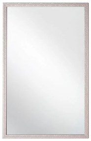 Nástenné zrkadlo 60 x 90 cm ružové MORLAIX Beliani