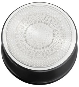 Hliníkové hrnce v súprave 3 ks s nepriľnavým povrchom/s odnímateľnou rukoväťou na indukčný varič INGENO Eco Resist L3979202 – Tefal