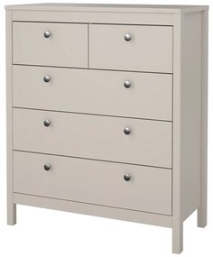 Sivobéžová komoda 82x99x38 cm Madrid – Tvilum