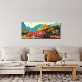 Obraz - Farby jesene (120x50 cm)
