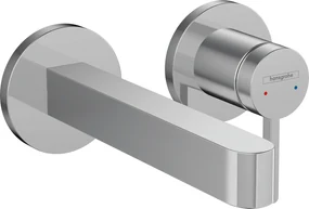 Hansgrohe Finoris, umývadlová batéria pod omietku 180, 2-otvorová inštalácia, EcoSmart, chrómová, HAN-76051000