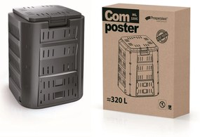 Kompostér COMPOGREEN čierny 320l