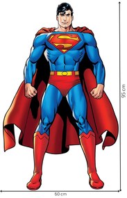 Textilná nálepka na stenu "Superman"
