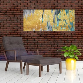 Obraz - Zlatý design (120x50 cm)