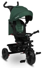 Lionelo - Detská trojkolka HAARI zelená/čierna