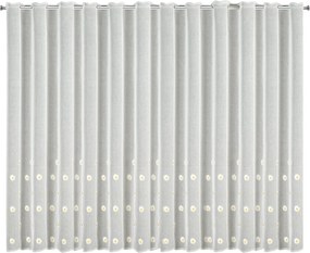 ZÁCLONA NA PÚTKACH BELLIS 350X145 CM KVETY