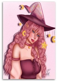 Gario Obraz na plátne Ružová čarodejnica - Crislainy Reis Silva Rozmery: 40 x 60 cm